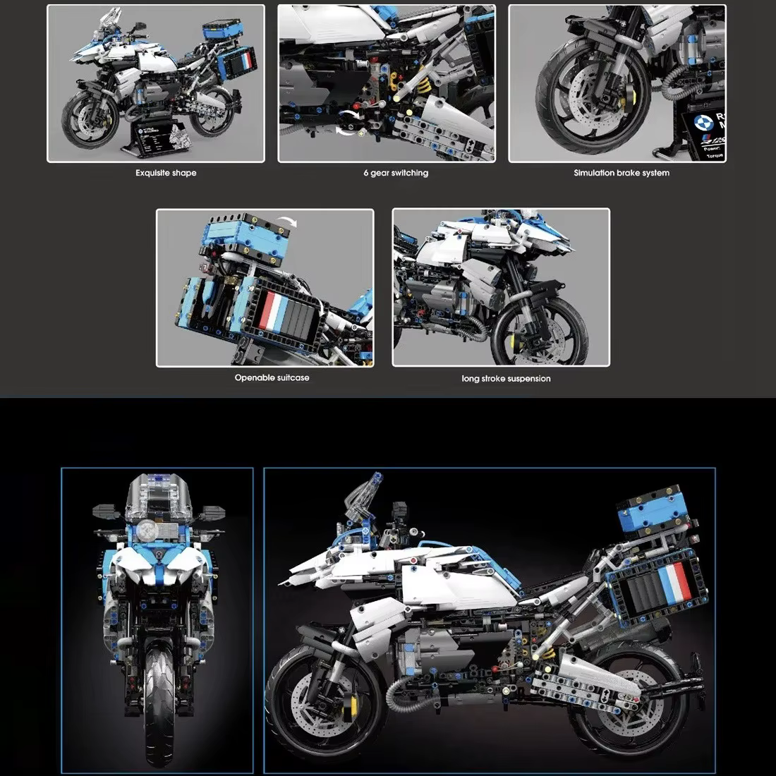 Compatível Lego BMW GS Adventure, foto 4