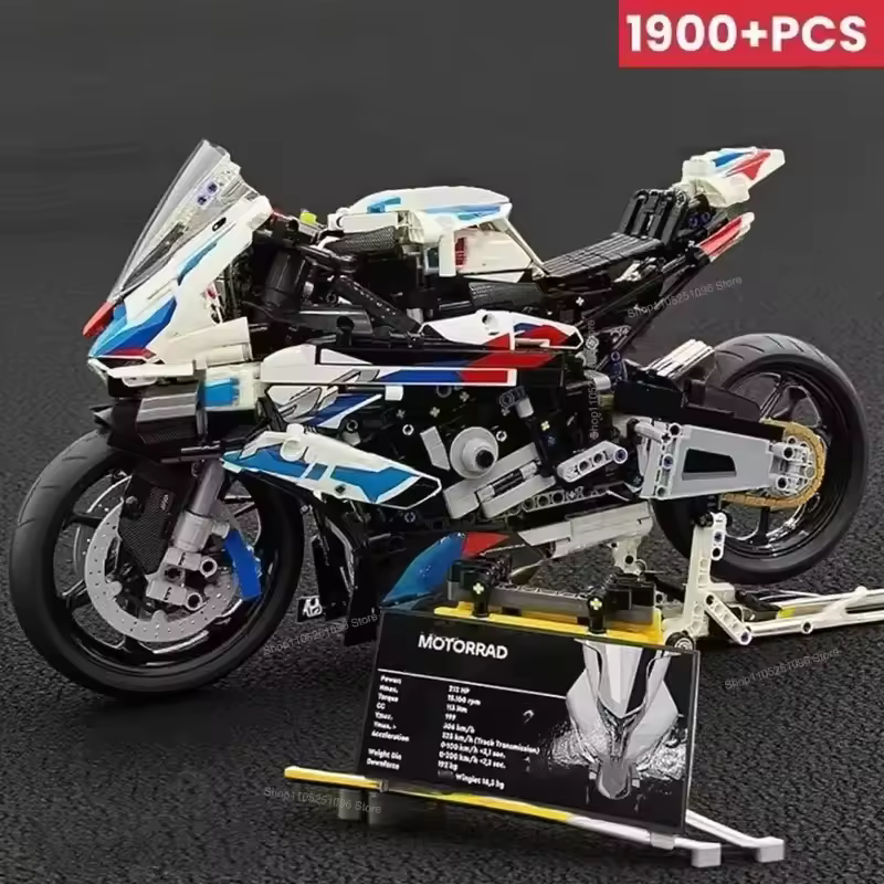 Compatível Lego Moto BMW S1000RR, foto 2