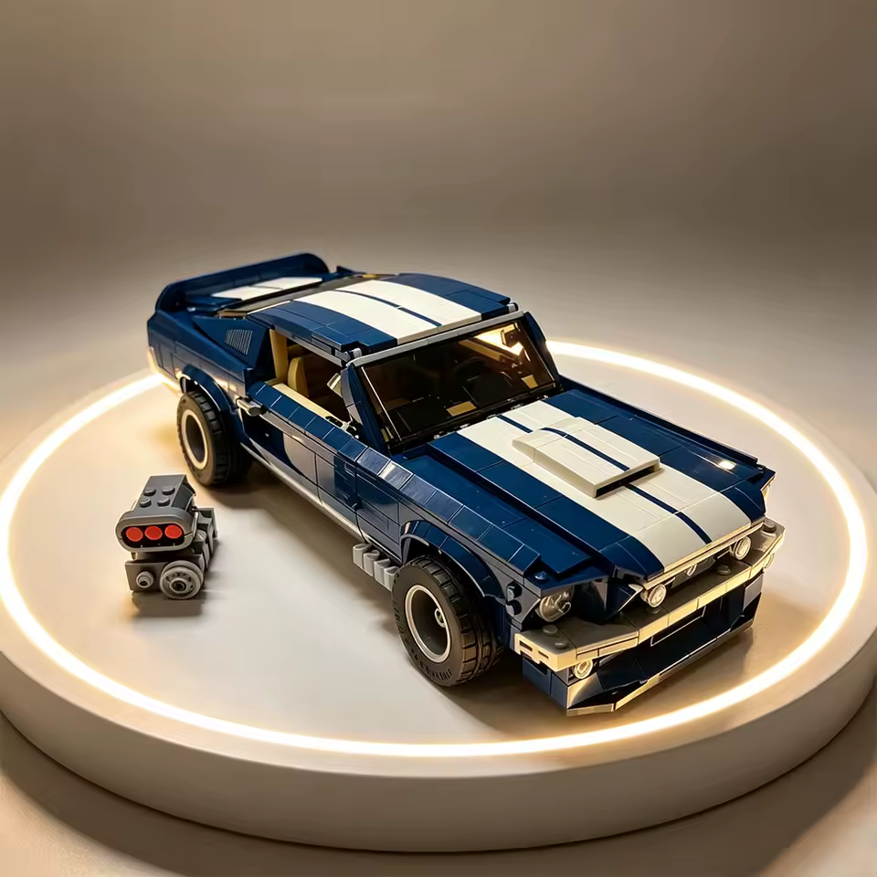 Compatível Lego Ford Mustang Shelby