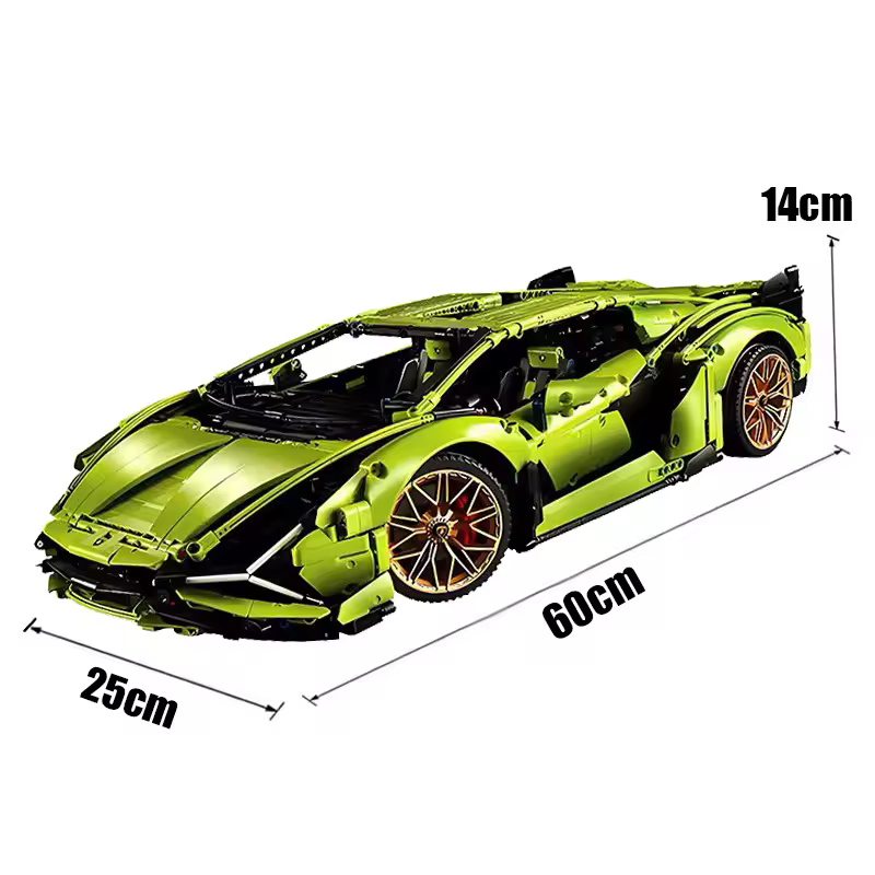 Compatível Lego Lamborghini Sián, foto 5